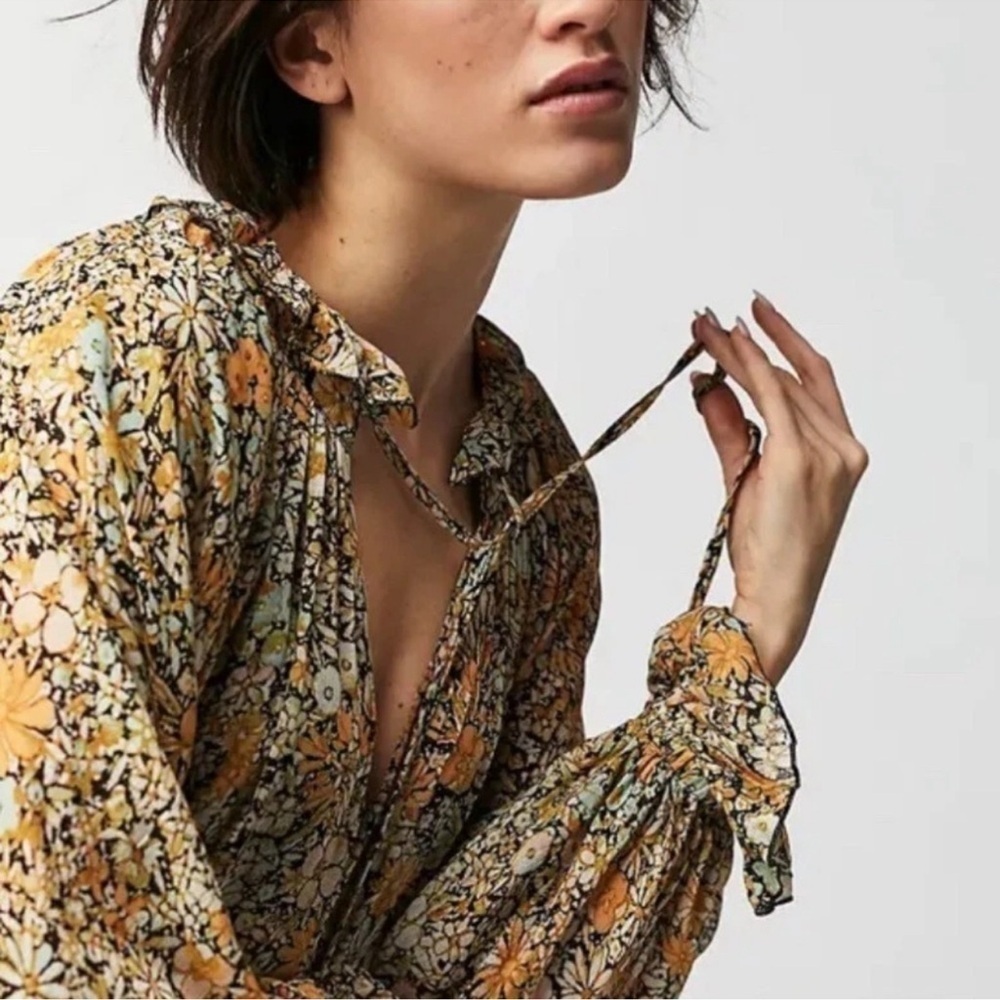 Free People “Feeling Groovy” Floral Maxi Dress - Picture 6 of 14